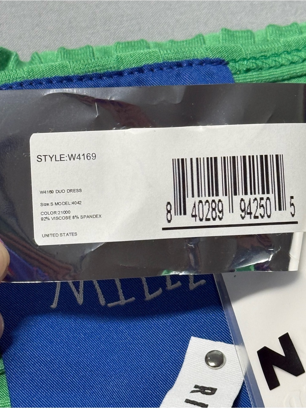 Simon Miller Green Ribbed Deep V-Neck Maxi Dress - Picture 8 of 10